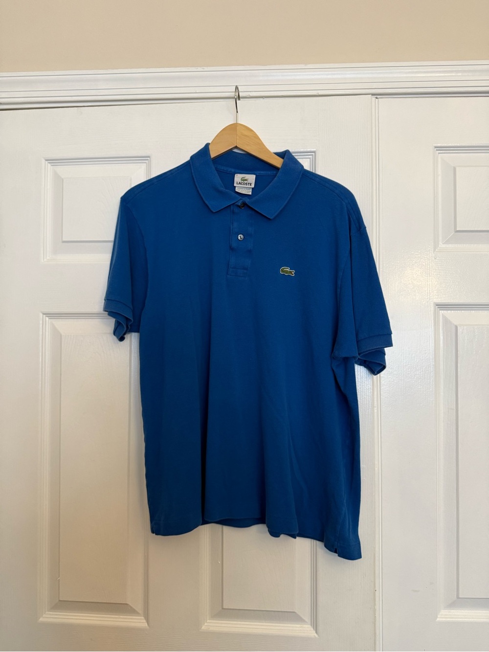 Lacoste Men’s Blue Short-Sleeve Polo Shirt